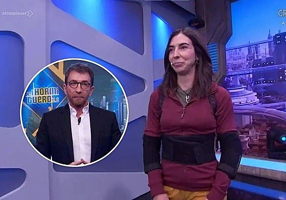 Pablo Motos se despide de Marta Jiménez, «la mujer adrenalina» de 'El Hormiguero'