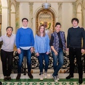 Elena Ibañez, Mertxe Garate, Ander Rementeria, Aiora Arrieta, Eva Juez, Alberto De la Hoz y Jon Pérez muestran el trabajo de nueve meses.