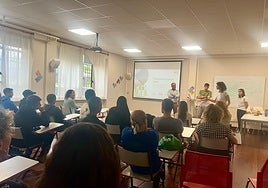 Imagen de la presentación en Hernani del nuevo proyecto formativo.