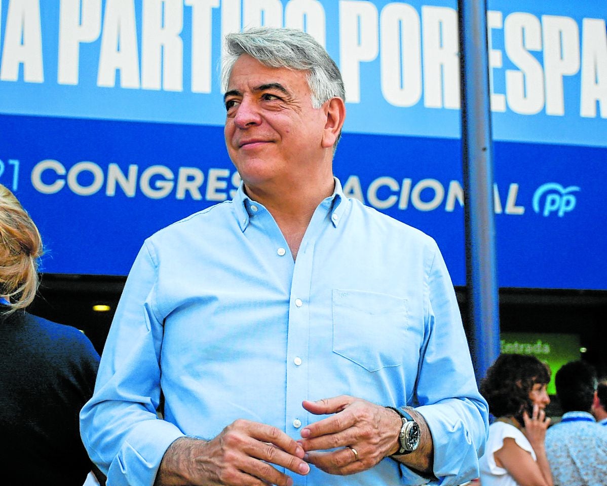 El presidente del PP vasco, Javier de Andrés