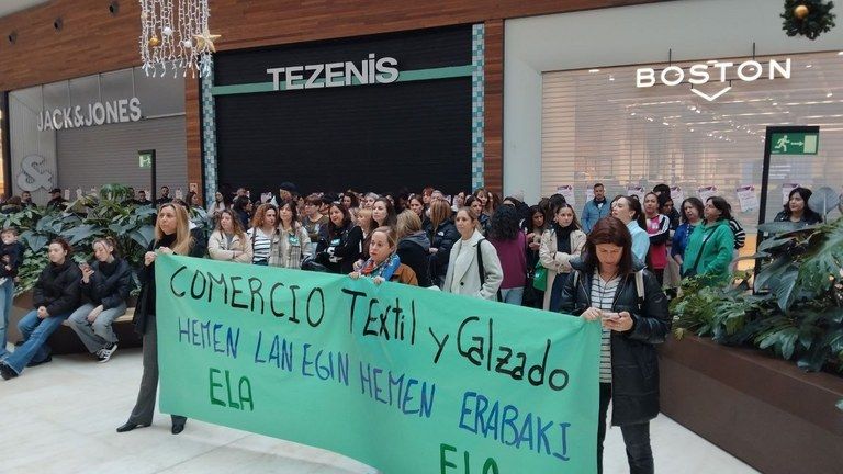 Imagen de una de las jornadas de huelga en 2024.