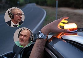 José Lagunar y Pedro Martín, especialistas en seguridad vial.