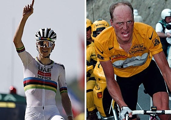 Pogacar sube Hautacam 28 segundos más lento que Rijs