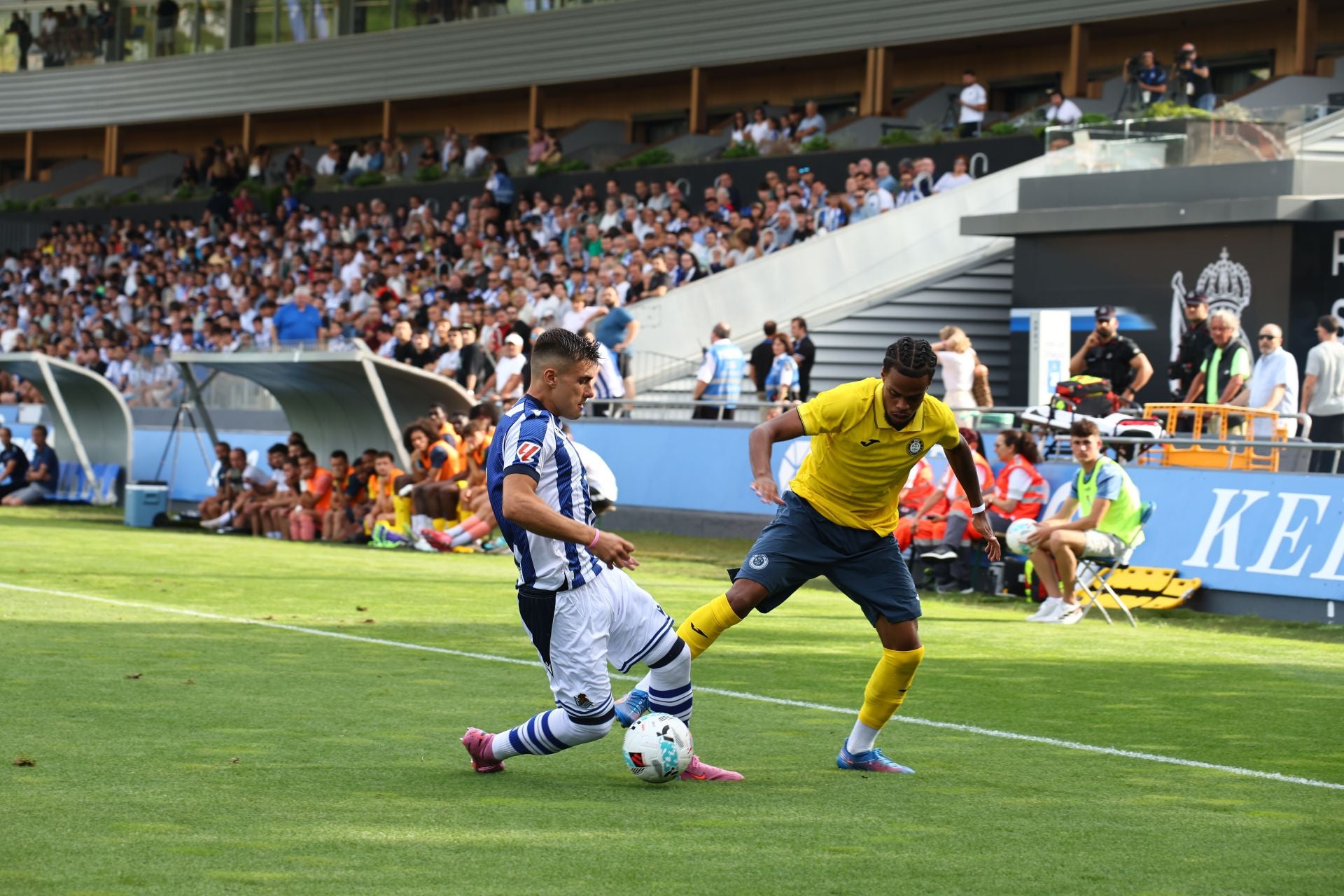 Victoria de la Real en el primer partido de pretemporada