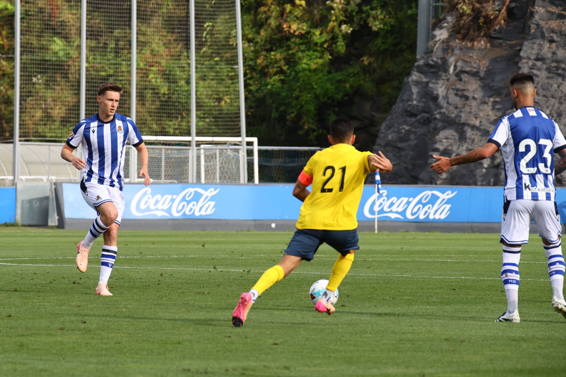 Victoria de la Real en el primer partido de pretemporada