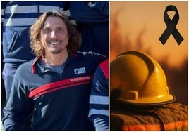 Alain Sainz, bombero vizcaíno de 53 años fallecido este fin de semana en Portugal.
