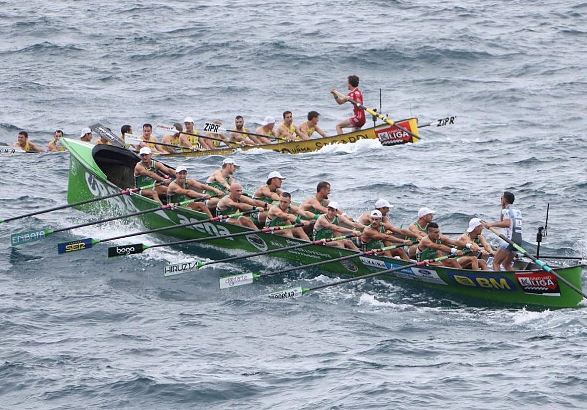 ORSA-Hondarribia se arregló mejor en los largos de ida que en los de vuelta en el exigente campo de regateo de Orio.