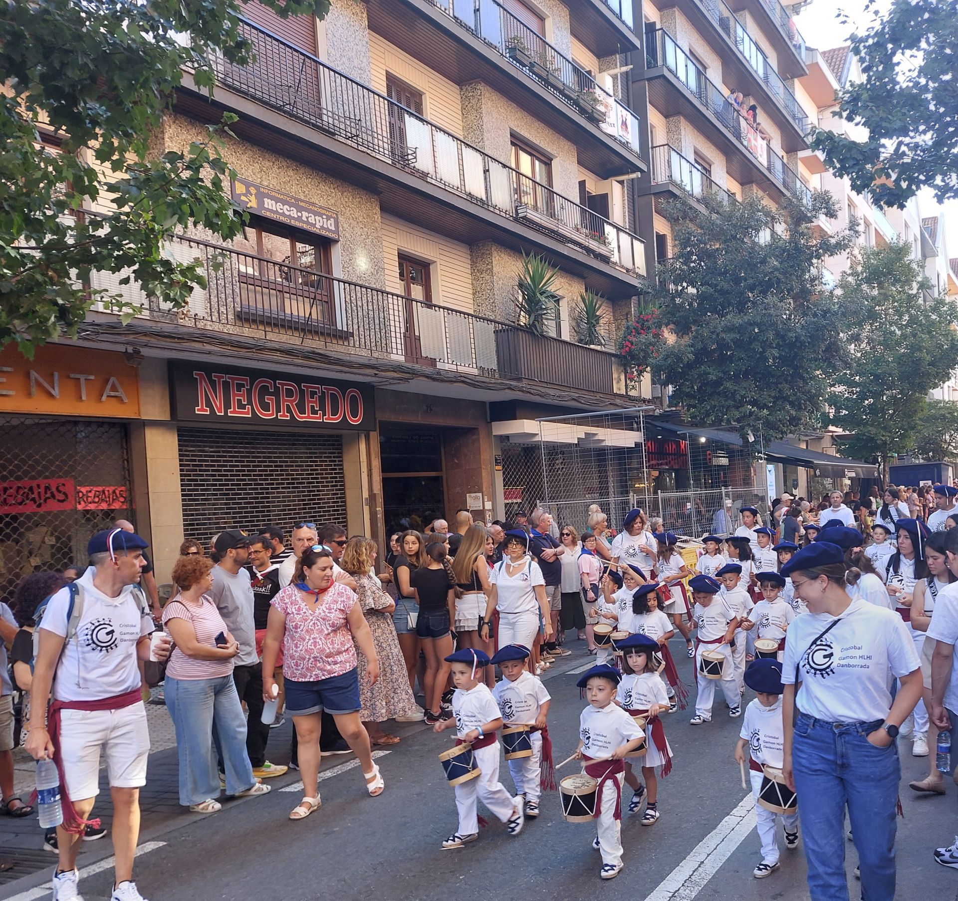 Los rataplanes inundan Errenteria