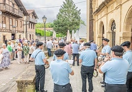 Imagen de las fiestas de Zubieta del año pasado.