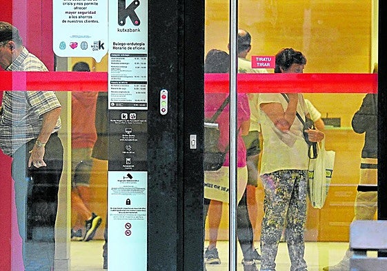 Oficina bancaria de Kutxbank de Eibar.