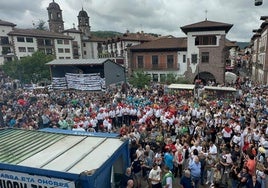 Txupinazo en Elizondo