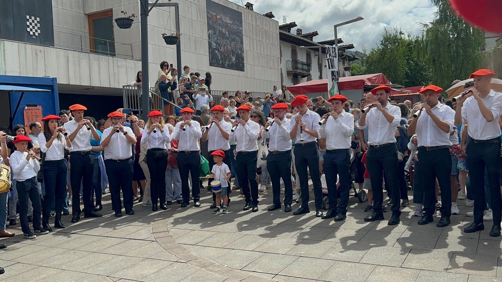 Txupinazo en Elizondo