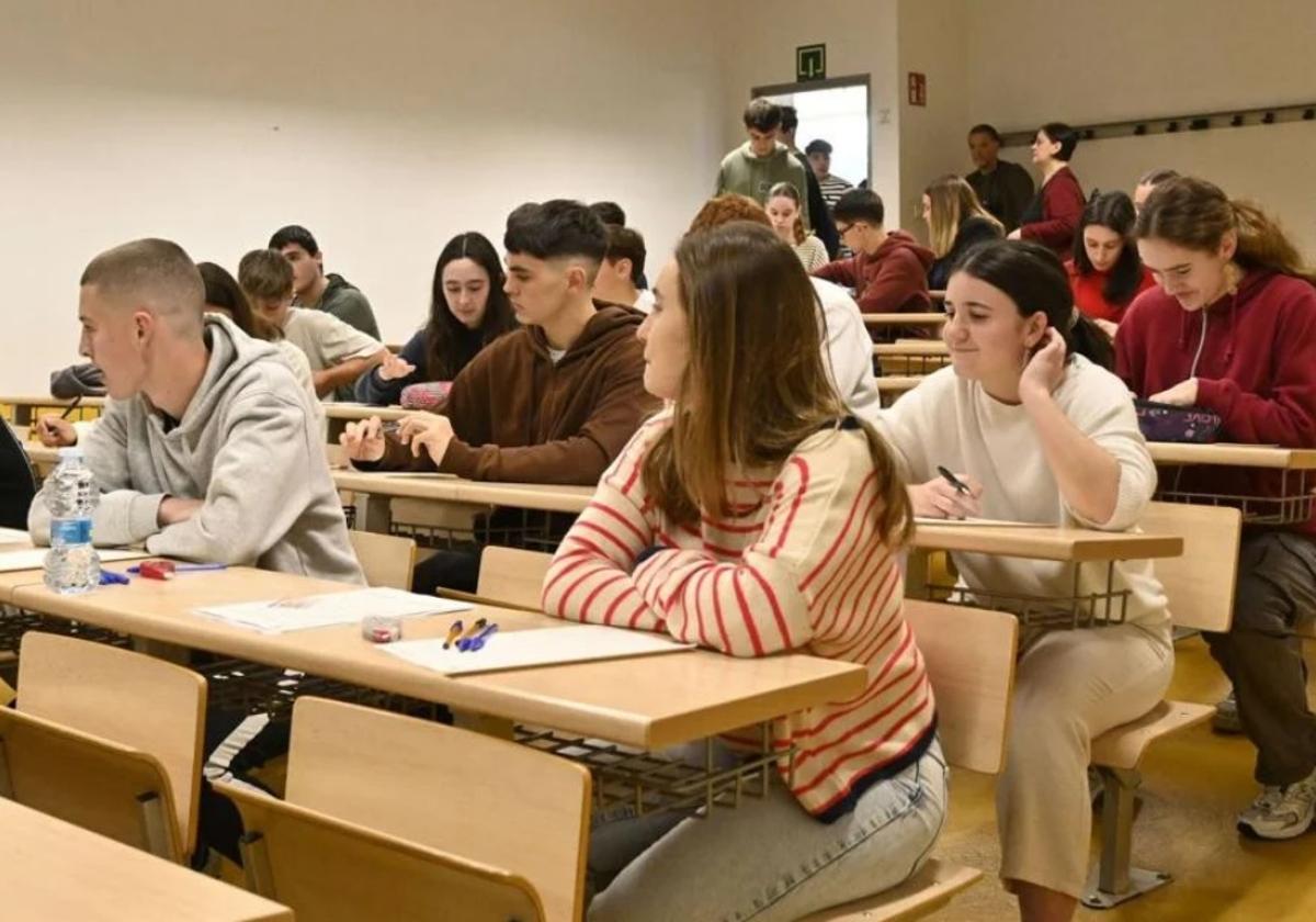 Alumnos de la Selectividad en la edición de 2024.