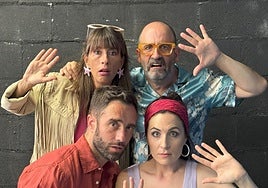 Oihana Maritorena, Iñigo Aranburu, Zuhaitz Gurrutxaga eta Nerea Iriarte.