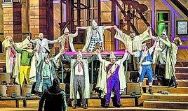 Escena de 'Los maestros cantores de Núremberg'.