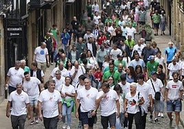 El 'Alardearekin Bat' de Hondarribia, en imágenes