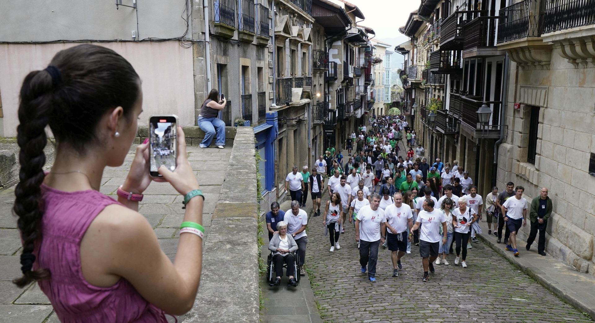 El 'Alardearekin Bat' de Hondarribia, en imágenes