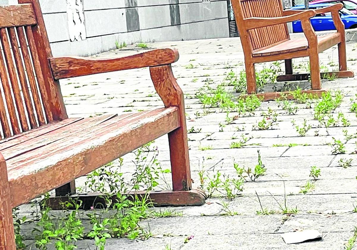 Imagen enviada por Irune Lainsa de la plaza Txapaldegi de Benta Berri