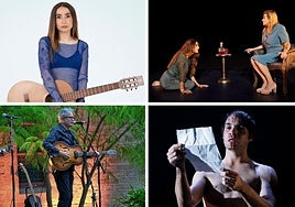 Zahara, Luisa Martín con Olivia Molina, Ruper Ordorika y Eneko Sagardoy.