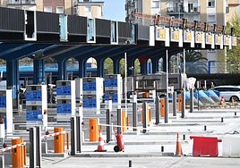 Peaje de Zarautz, en una imagen de archivo.
