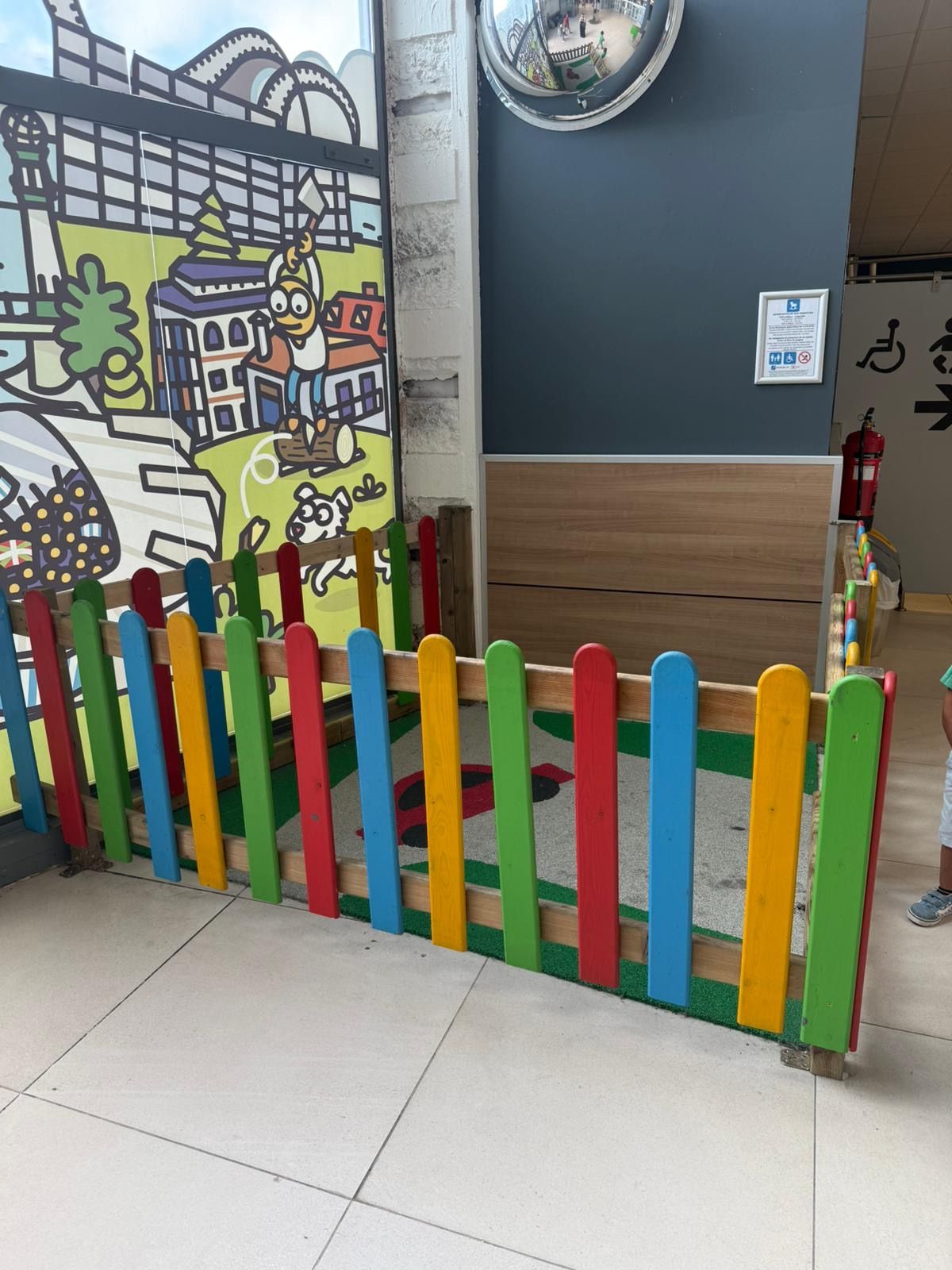 Una imagen de la zona del aeropuerto dedicada a los más pequeños.