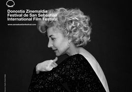 Cartel oficial de la 73 edición del Festival Internacional de Cine de San Sebastián.