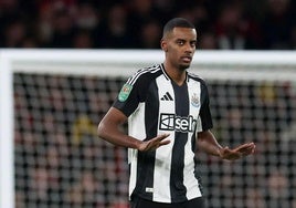 Alexander Isak, jugador del Newcastle.