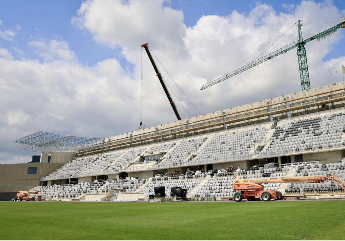 Obras del Z7, nuevo hogar del Sanse y el femenino de cara a esta temporada