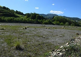 Terrenos pertenecientes a la segunda fase de Apatta Erreka donde se completará el polígono industrial actualmente existente.