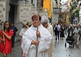 Prozesioa, meza, musika banda, bigantxak eta txaranga San Inazio Egunean