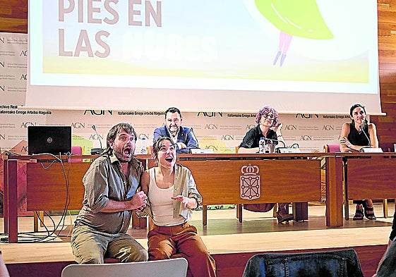 La Compañía De Improviso, en la presentación de la edición de este año.