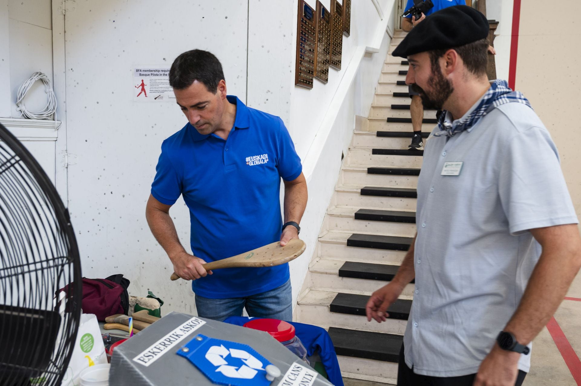 Pradales visita al Basque Block