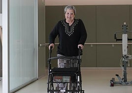 Eva Rementeria, en el centro Torrekua.