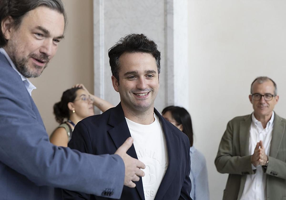 Xabier Anduaga este martes en San Sebastián