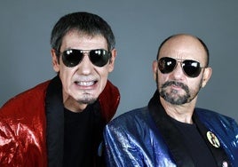 Faemino y Cansado, en una imagen promocional del show '17 veces, reloaded'.