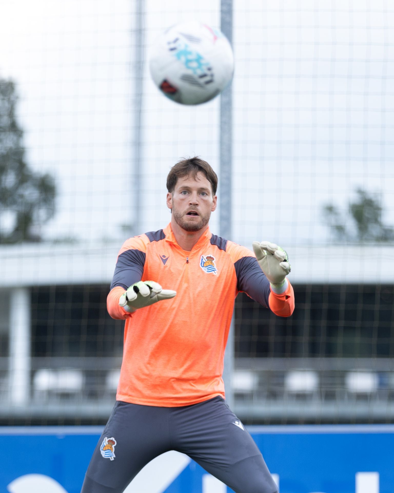 Primer entrenamiento de Caleta-Car y Guedes en Zubieta