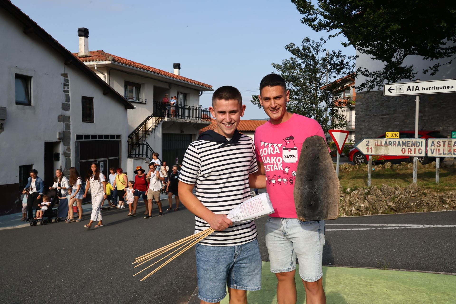 San Donato y San Lorenzo llegan a Aia