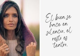 Sara Carbonero, en dos imágenes compartidas a través de Instagram.