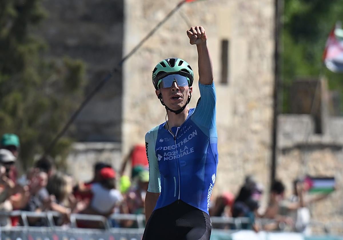 Bisiaux, de 20 años, estrena como un veterano su palmarés en Burgos