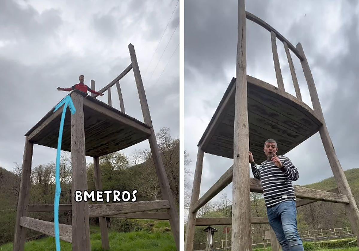 Descubrir una silla gigante rodeada de naturaleza, el plan ideal para pasar el día a una hora de San Sebastián