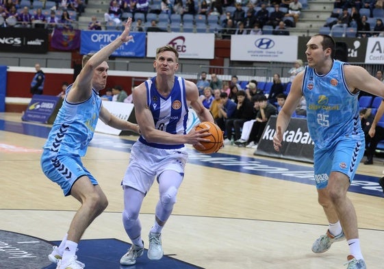 Sturup entra a canasta en un partido del pasado curso.