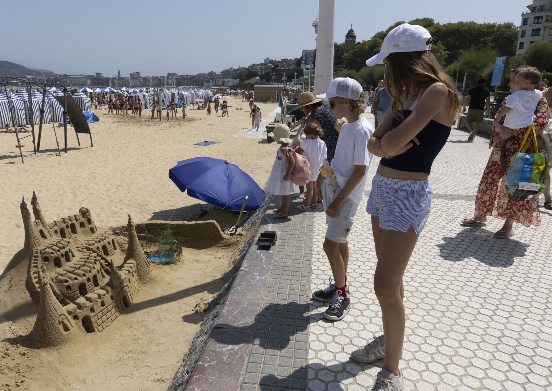 Jornada calurosa en todo Gipuzkoa