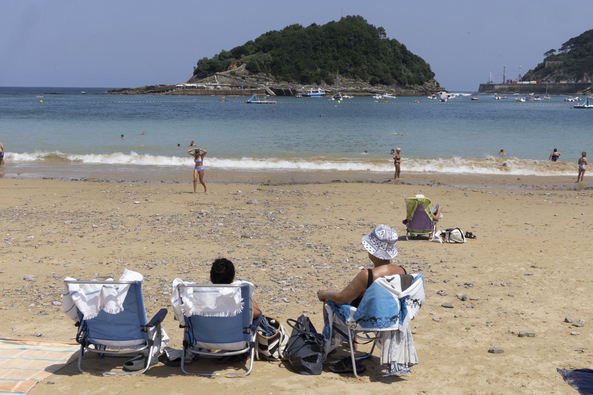 Jornada calurosa en todo Gipuzkoa