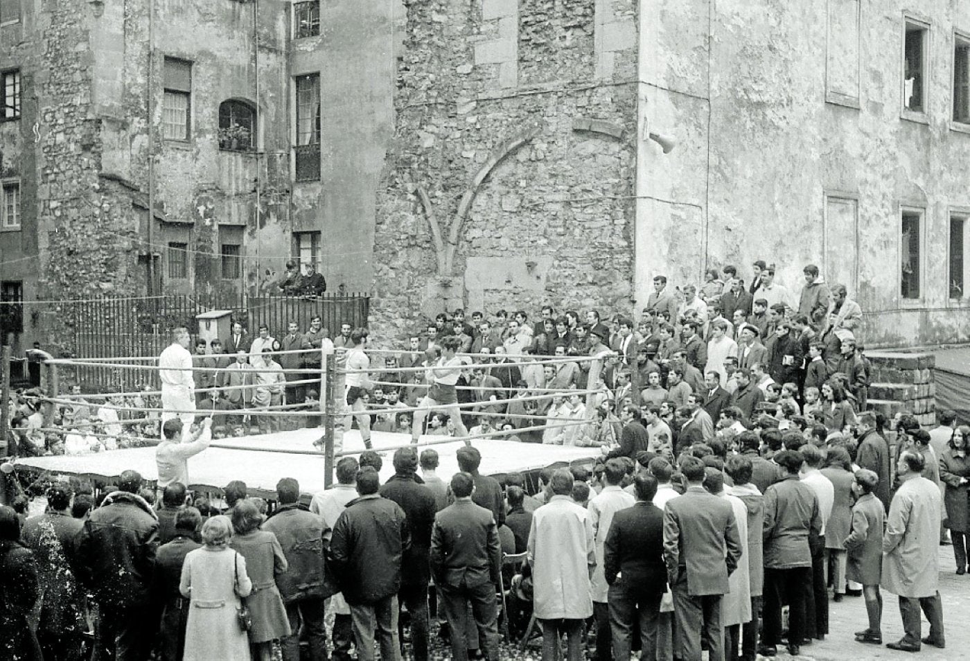 La 'Trini' se ha usado para conciertos, festivales, herri kirolak e incluso, en 1969, boxeo.