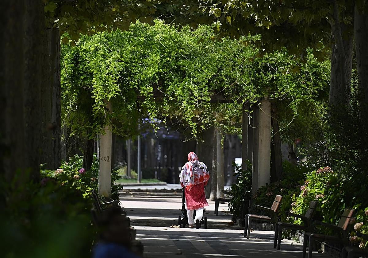 El calor apretó ayer con fuerza en el interior de Gipuzkoa.