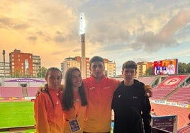 Carla Arwen Martínez, Alaine Aguerralde, Alejandro Esteban y Ander Aramendi estuvieron en Tampere (Finlandia) con la selección española.