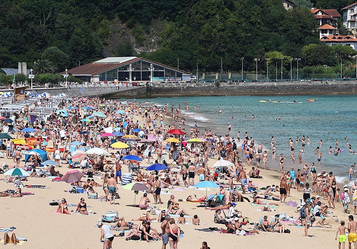 La Playa de Ondarreta fue el escenario de un intento de robo