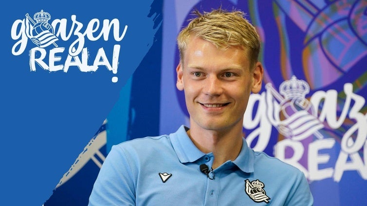Óskarsson, ante la nueva temporada: «Quiero ser titular y que la Real Sociedad juegue en Europa»