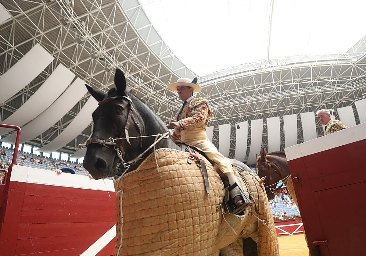 De caballos y caballeros.Los picadores, sus varas, sus monturas.