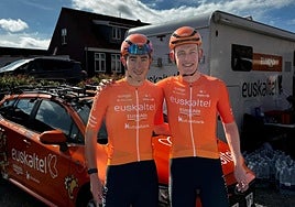 Aitor Agirre eta Axel van der Tuuk, asteartean.